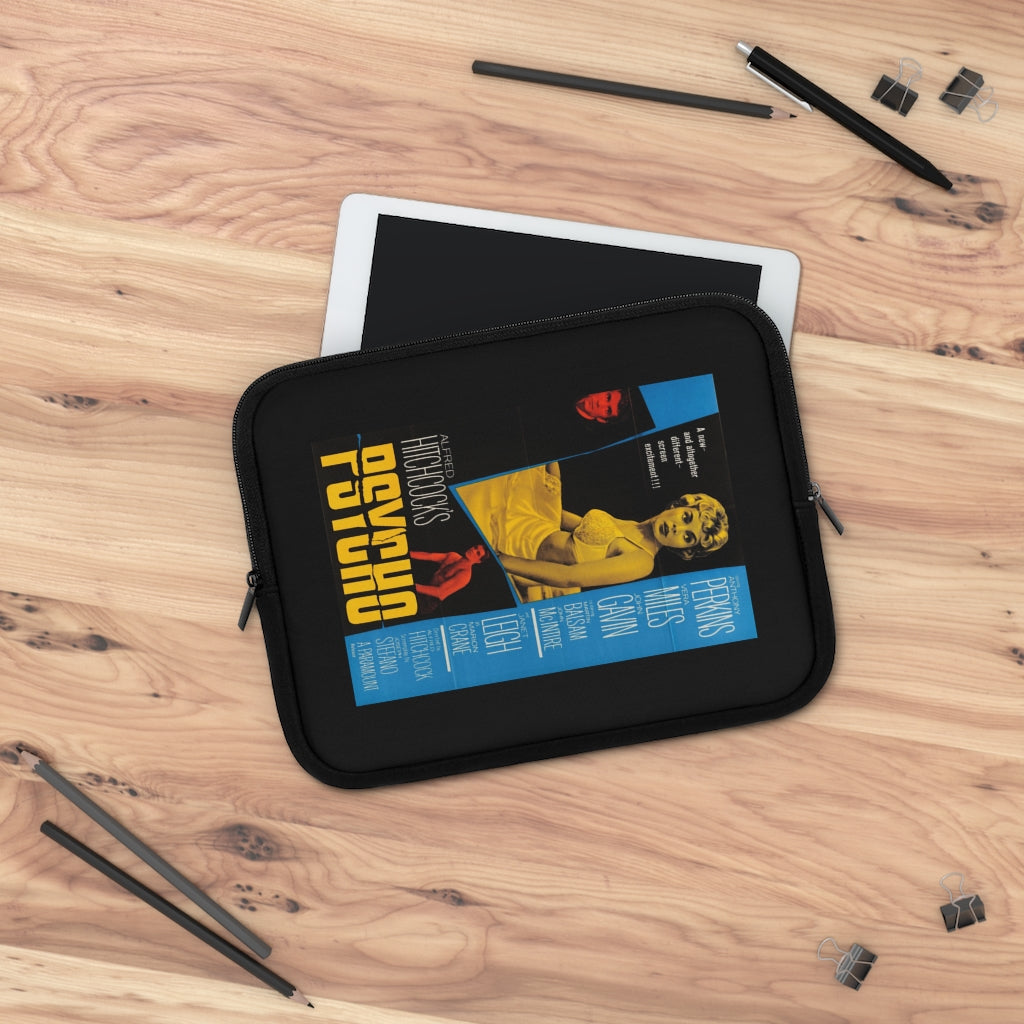 Geotrott Psycho Movie Poster Red Laptop Sleeve