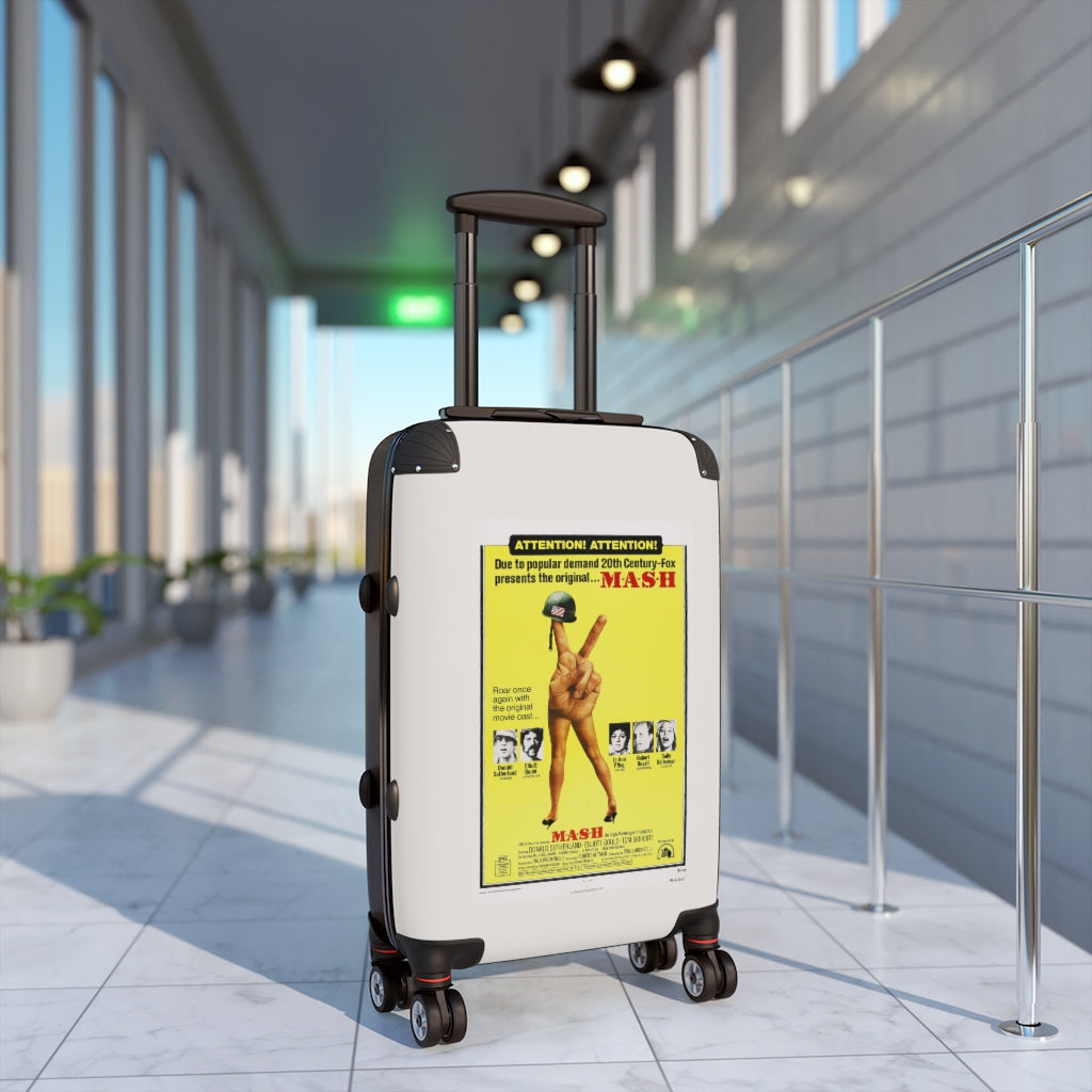 Geotrott Mash Movie Poster Collection Cabin Suitcase Extended Storage Adjustable Telescopic Handle Double Wheeled Polycarbonate Hard-Shell Built-In Lock