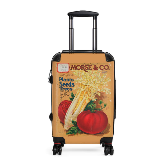 Geotrott Ccmorse & Co 1910 Catalogue Farm Collection Cabin Suitcase Extended Storage Adjustable Telescopic Handle Double Wheeled Polycarbonate Hard-Shell Built-In Lock