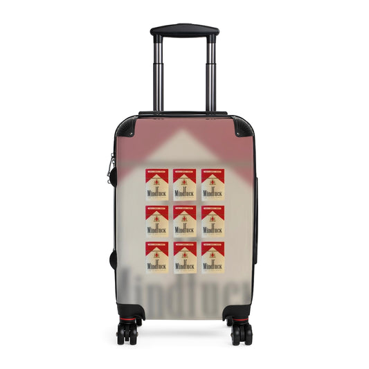 Geotrott Dont Smoke Rave Mindfuck Come To Nasa Country Nightclub Flyer Grid Cabin Suitcase Extended Storage Adjustable Telescopic Handle Double Wheeled Polycarbonate Hard-Shell Built-In Lock