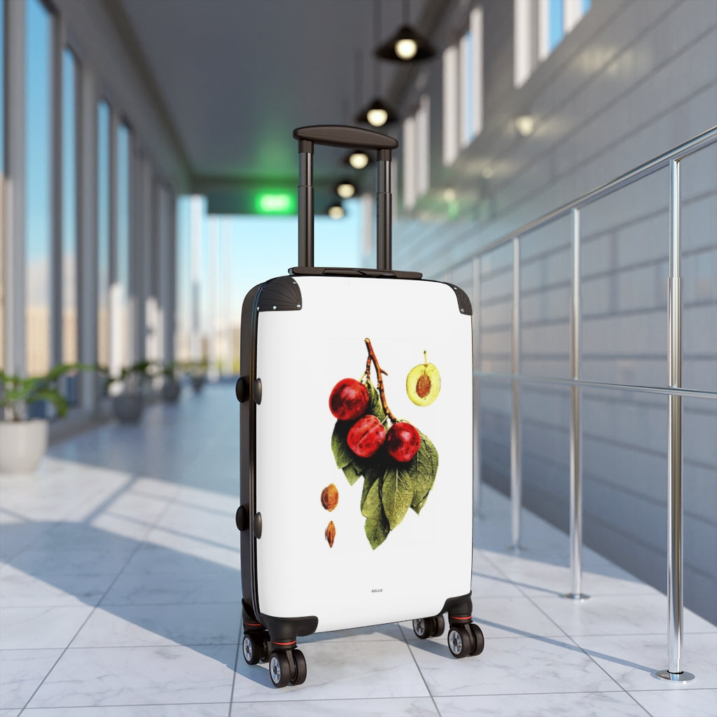 Getrott Belle Apricot Farm Collection Cabin Suitcase Extended Storage Adjustable Telescopic Handle Double wheeled Polycarbonate Hard-shell Built-in Lock-Bags-Geotrott