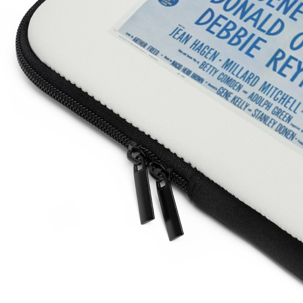 Geotrott Singin In The Rain Movie Poster White Laptop Sleeve