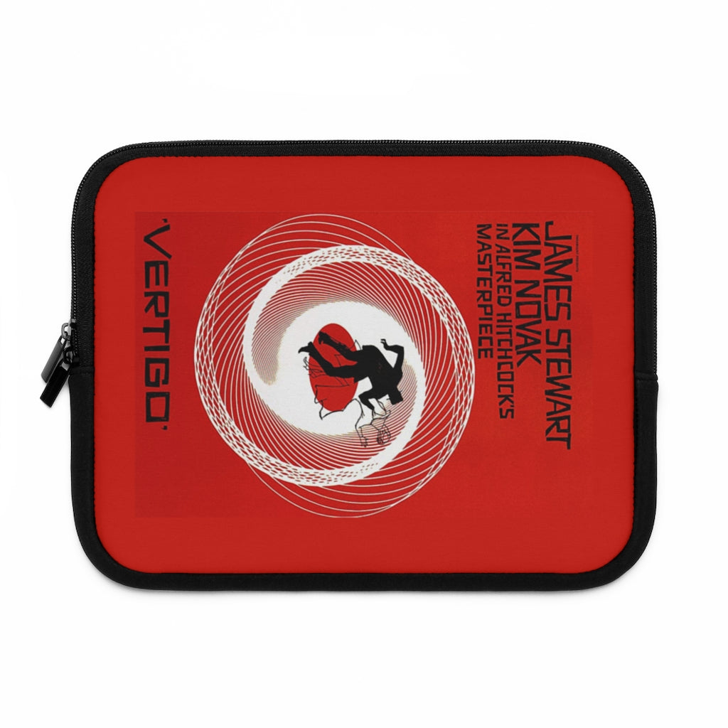Geotrott Vertigo Movie Poster Red Laptop Sleeve