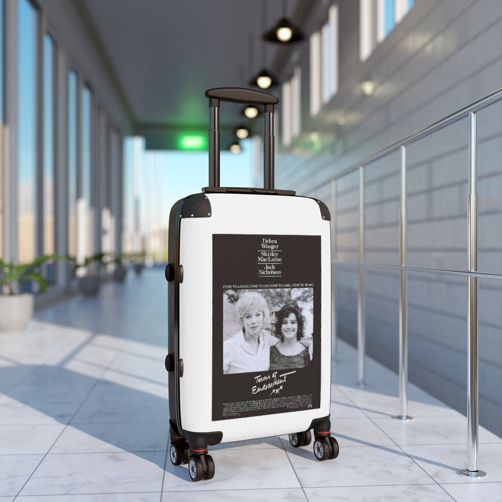 Getrott Terms od Endearment Evil Movie Poster Collection Cabin Suitcase Inner Pockets Extended Storage Adjustable Telescopic Handle Inner Pockets Double wheeled Polycarbonate Hard-shell Built-in Lock