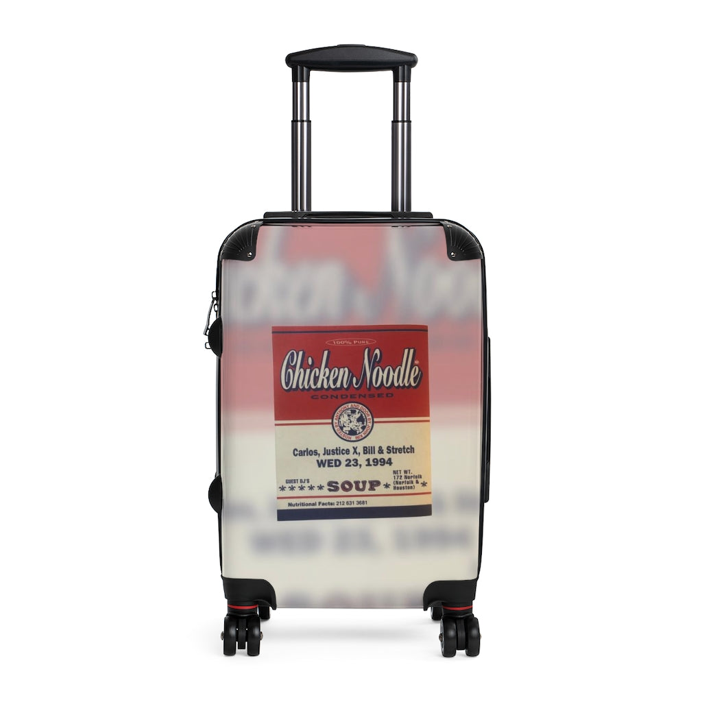 Getrott Northfolk Nightclub 1994 NYC Party Dj Carlos JusticeX Bill & Stretch Cabin Suitcase Extended Storage Adjustable Telescopic Handle Double wheeled Polycarbonate Hard-shell Built-in Lock-Bags-Geotrott