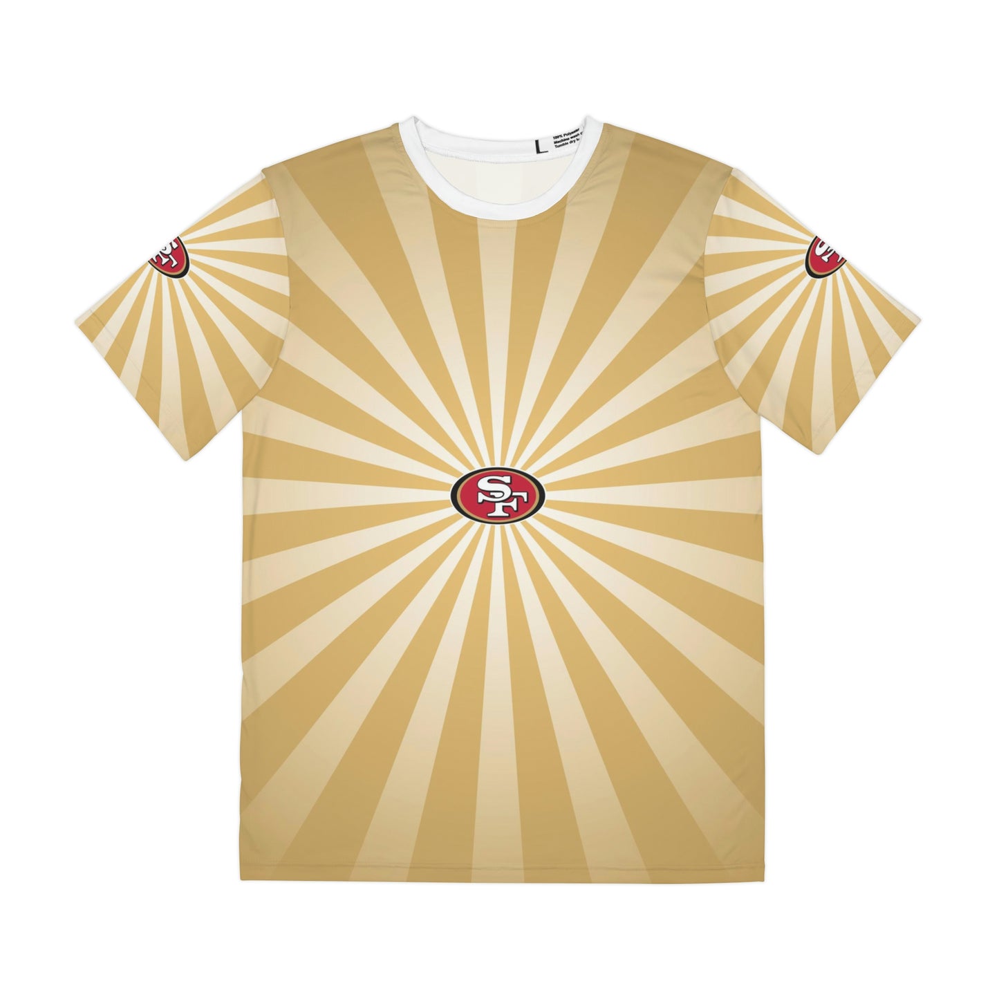 Geotrott Nfl San Francisco Men'S Polyester All Over Print Tee T-Shirt