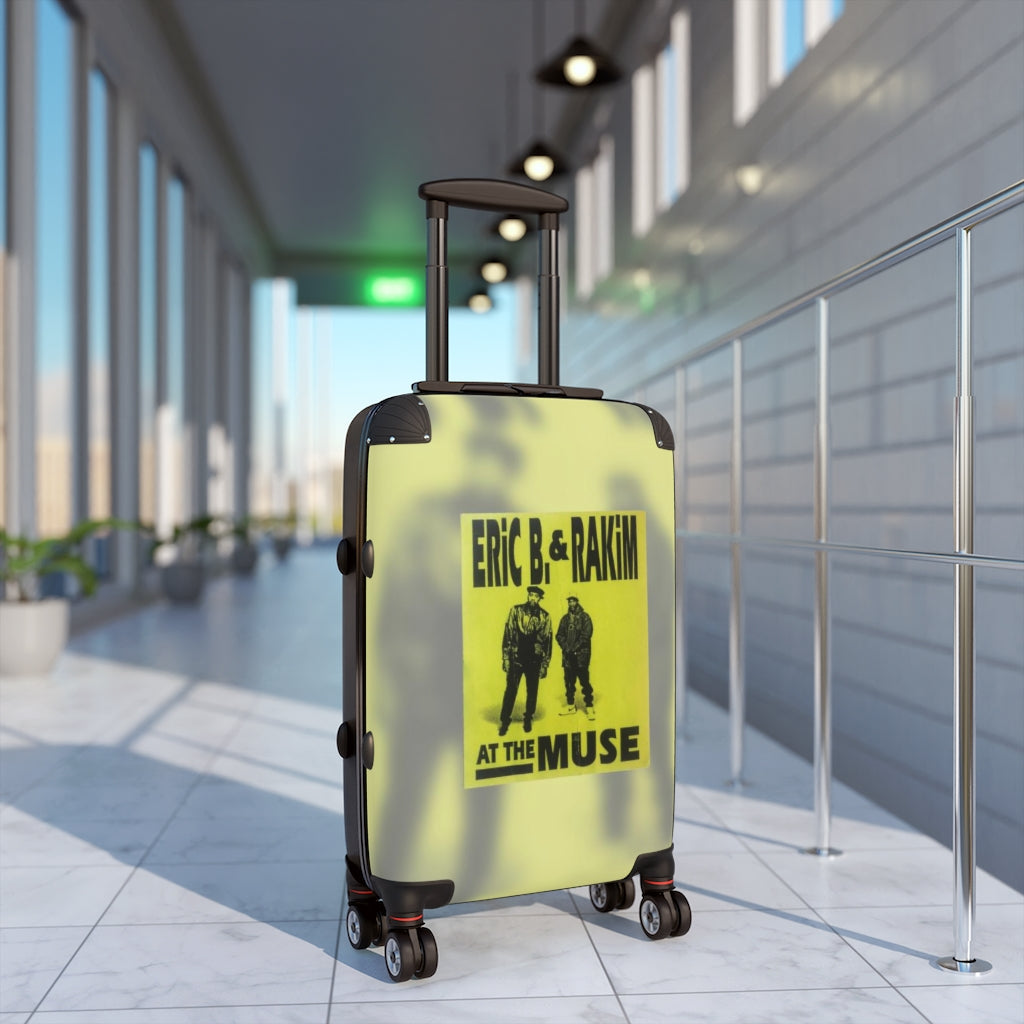 Getrott Eric B. & Rakim At The Muse Nightclub NYC Flyer Cabin Suitcase Extended Storage Adjustable Telescopic Handle Double wheeled Polycarbonate Hard-shell Built-in Lock-Bags-Geotrott