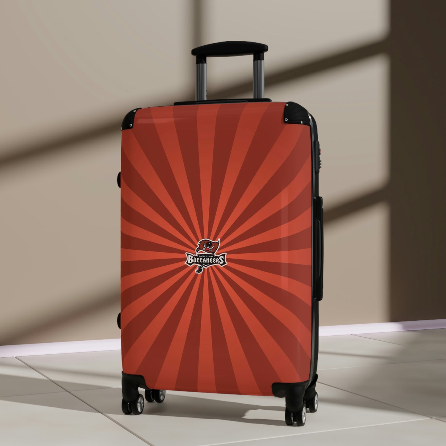 Geotrot Miami Dolphins National Football League Nfl Team Logo Cabin Suitcase Rolling Luggage Checking Bag