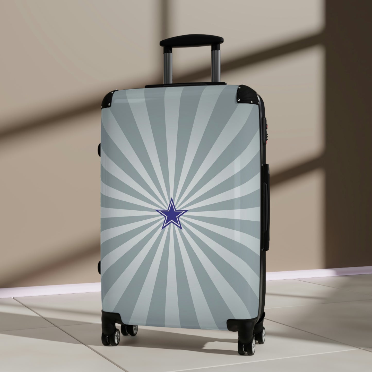 Geotrott Dallas Cowboys National Football League Nfl Team Logo Cabin Suitcase Rolling Luggage Checking Bag