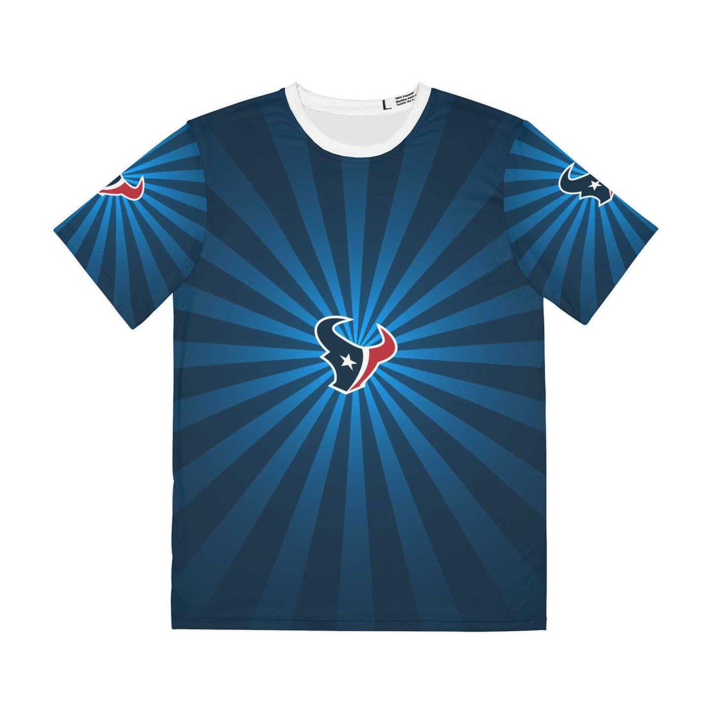 Geotrott Nfl Houston Texans Men'S Polyester All Over Print Tee T-Shirt