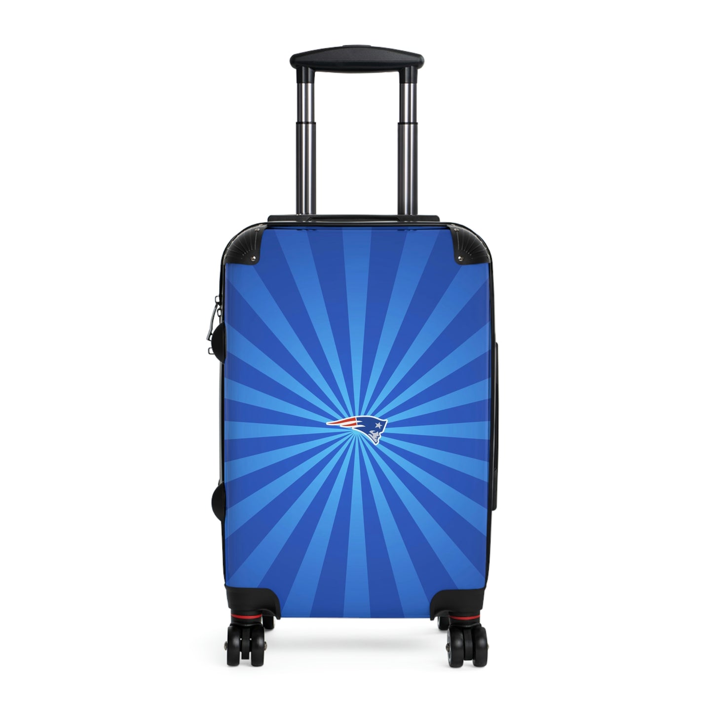 Geotrott New England Patriots National Football League NFL Team Logo Cabin Suitcase Rolling Luggage Checking Bag