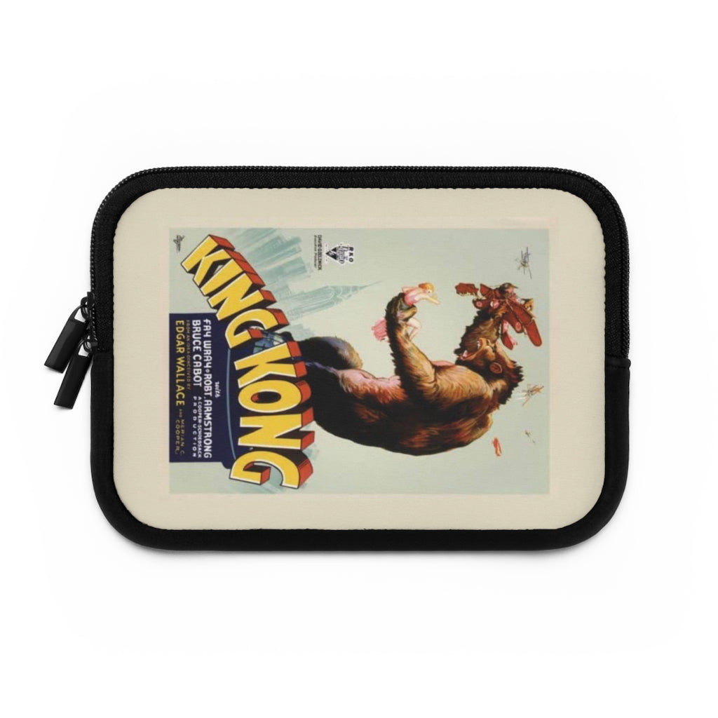 Geotrott King Kong Movie Poster Red Laptop Sleeve