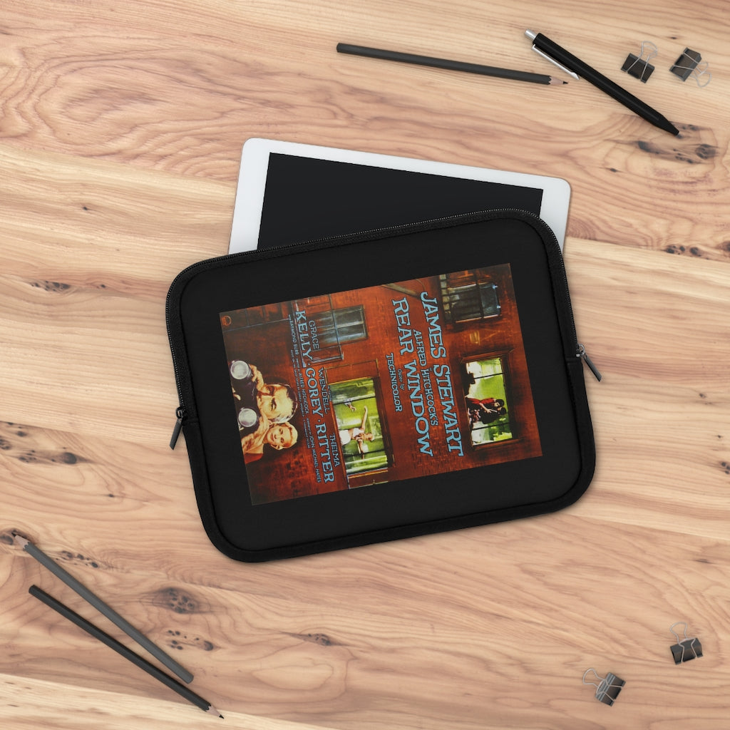 Geotrott Rear Window Movie Poster Laptop Sleeve