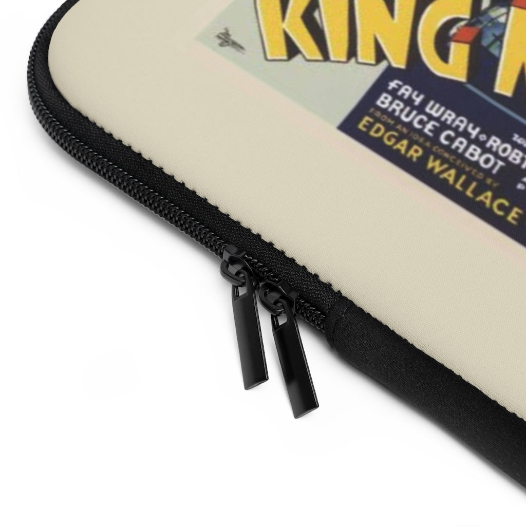 Geotrott King Kong Movie Poster Red Laptop Sleeve