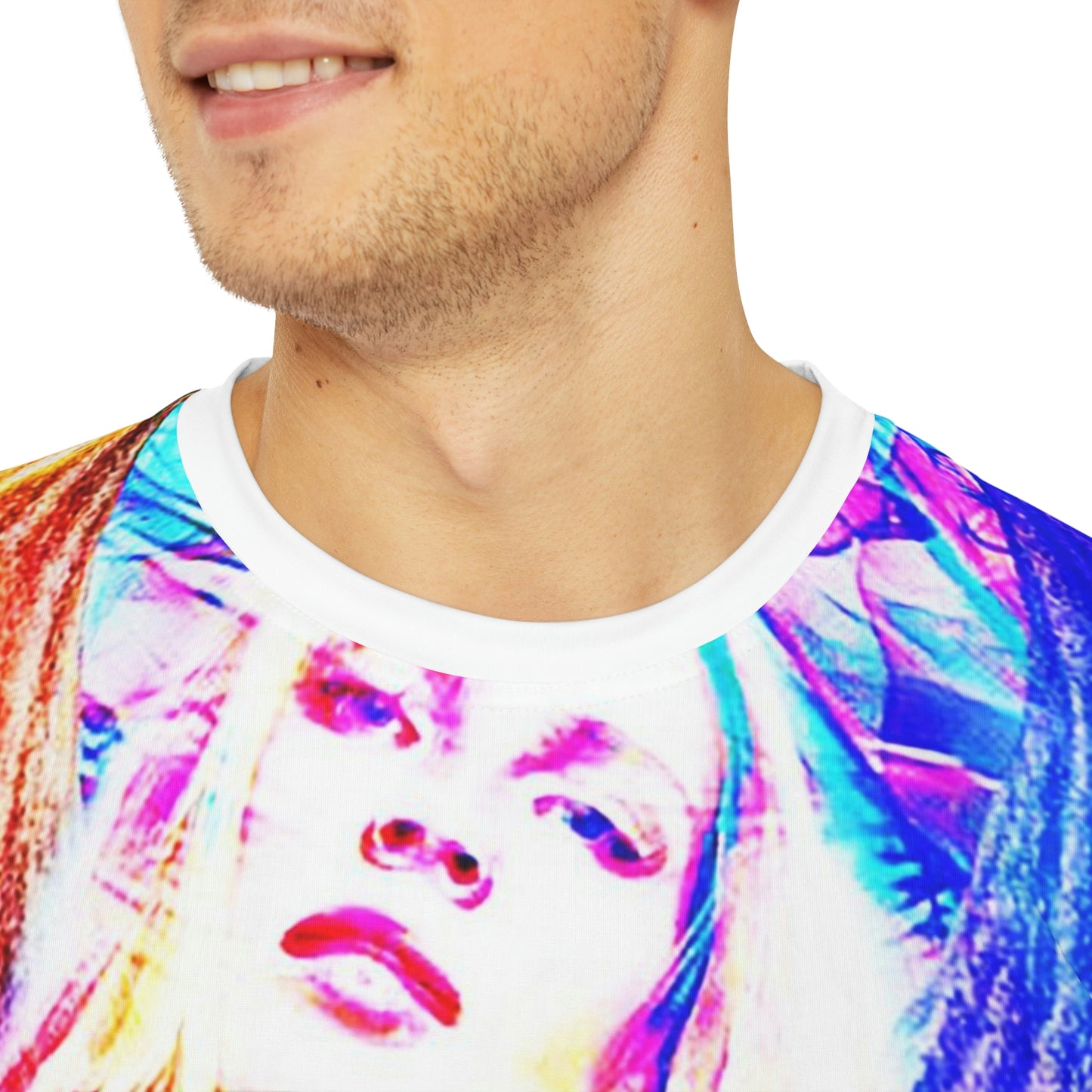 Copy Of Copy Of Copy Of Copy Of Copy Of Copy Of Copy Of Copy Of Copy Of Copy Of Copy Of Eddy Bogaert Graffiti Bieber Statue Of Liberty Art Men'S Polyester Tee (Aop)
