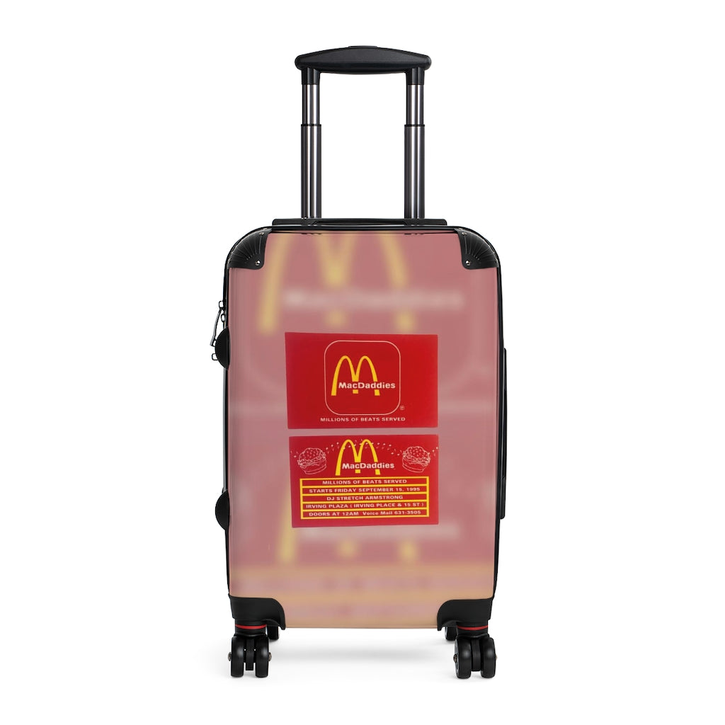 Geotrott Macdaddies Nightclub Irving Place Dj Stretch Amstrong Millions Of Beats Served Cabin Suitcase Extended Storage Adjustable Telescopic Handle Double Wheeled Polycarbonate Hard-Shell Built-In Lock