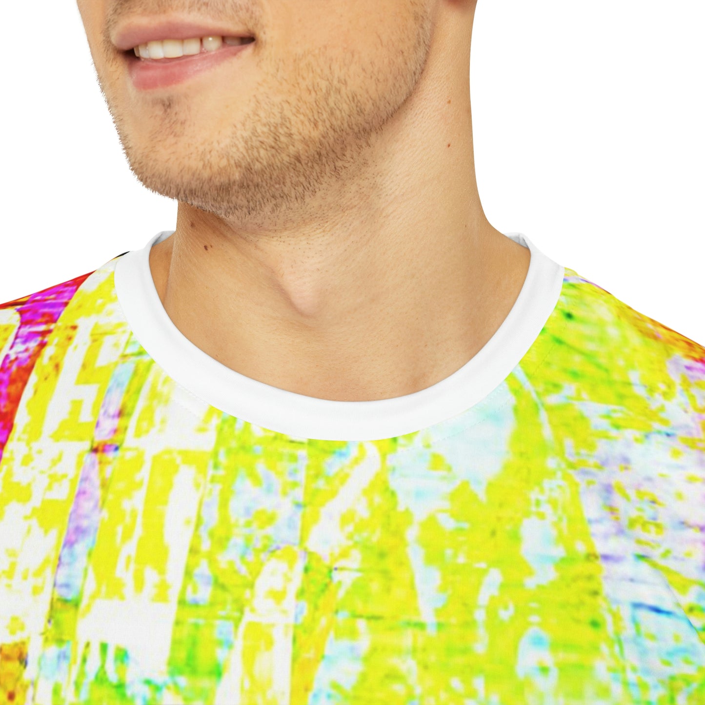 Copy Of Copy Of Copy Of Copy Of Copy Of Copy Of Copy Of Eddy Bogaert Graffiti Bieber Statue Of Liberty Art Men'S Polyester Tee (Aop)