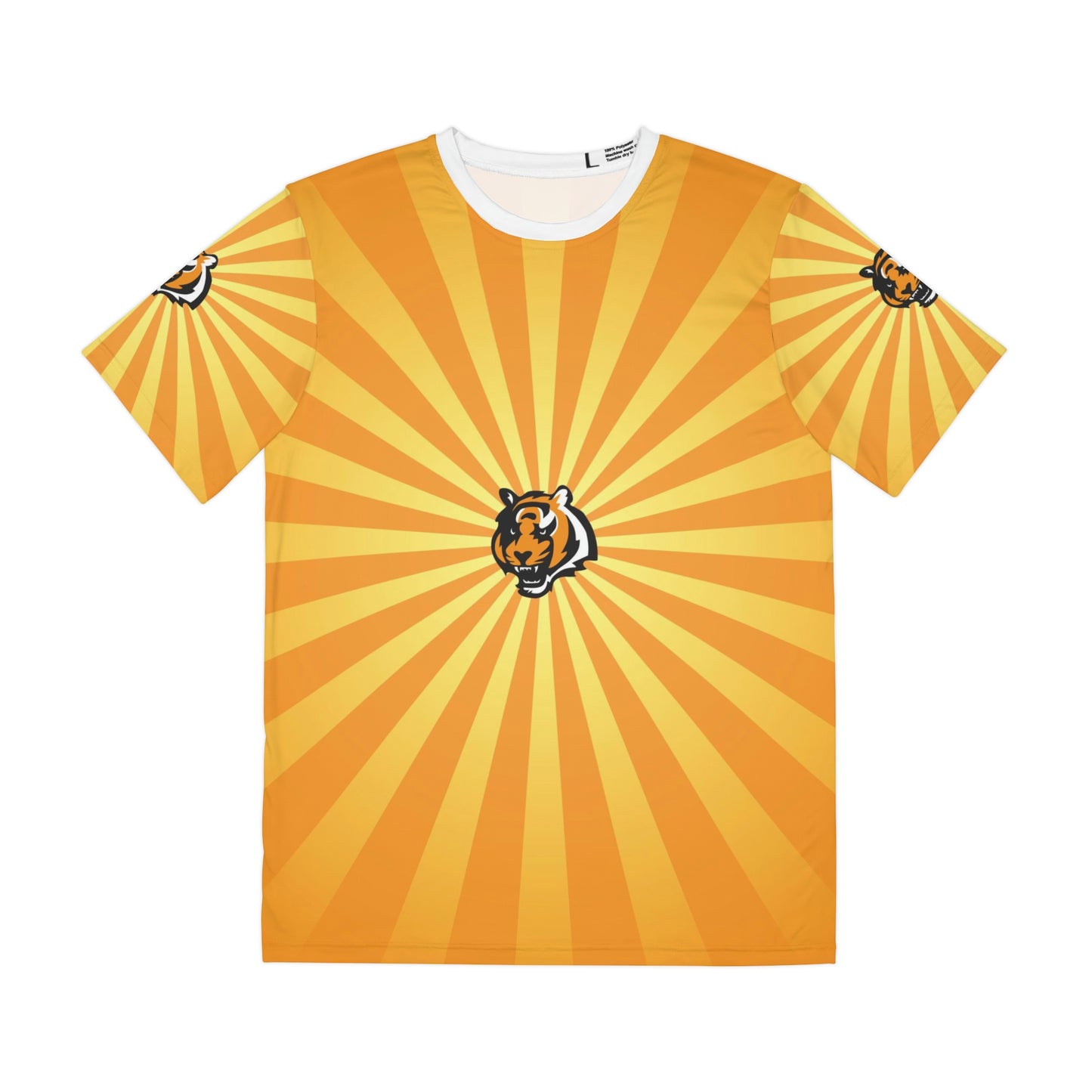 Geotrott NFL Cleveland Tigers Men's Polyester All Over Print Tee T-Shirt-All Over Prints-Geotrott