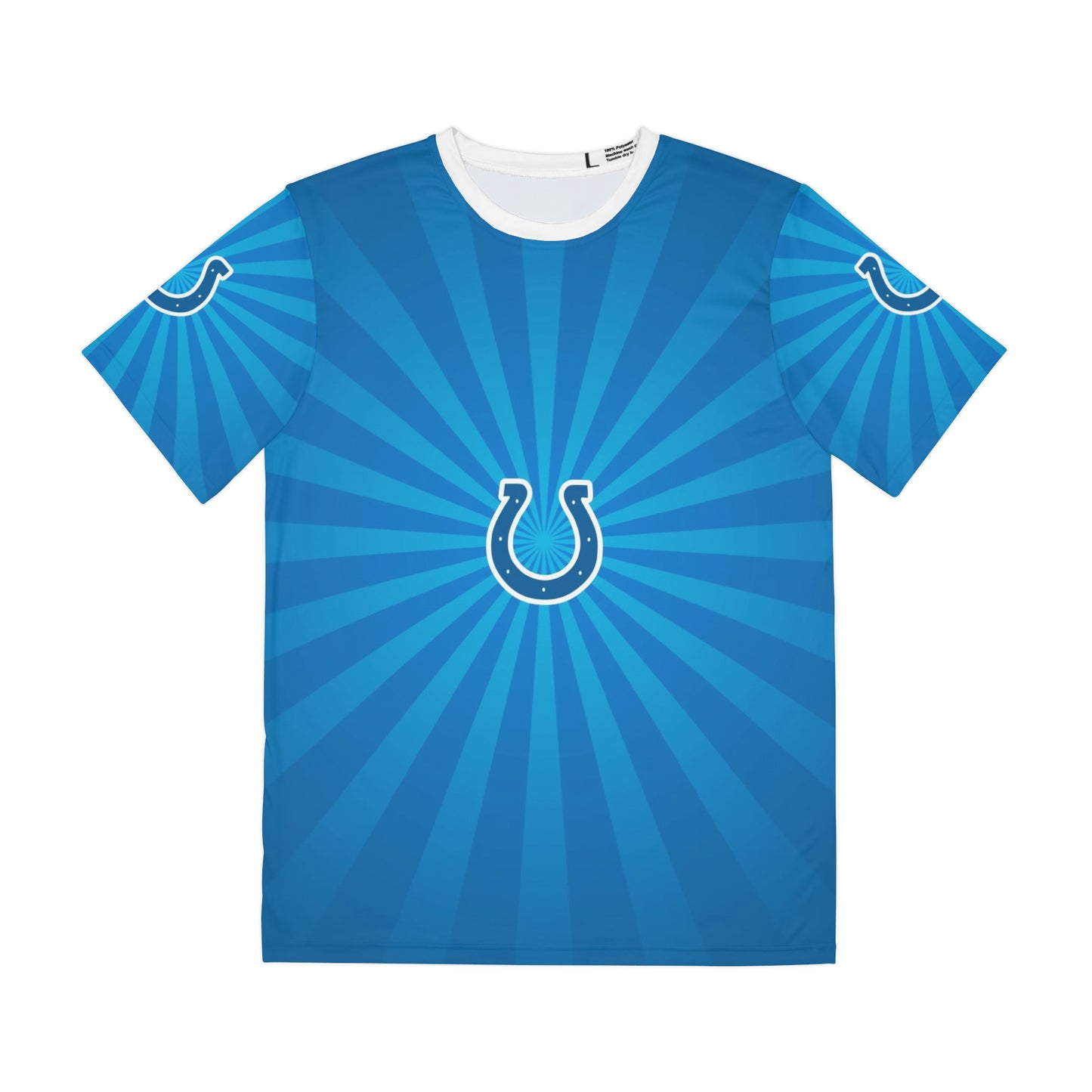 Geotrott NFL Indianapolis Colts Men's Polyester All Over Print Tee T-Shirt-All Over Prints-Geotrott