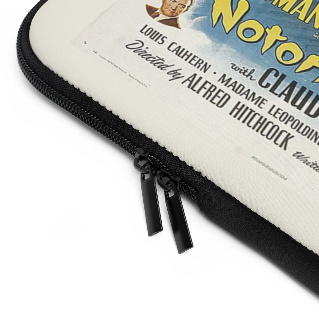 Geotrott Notorious Movie Poster Red Laptop Sleeve