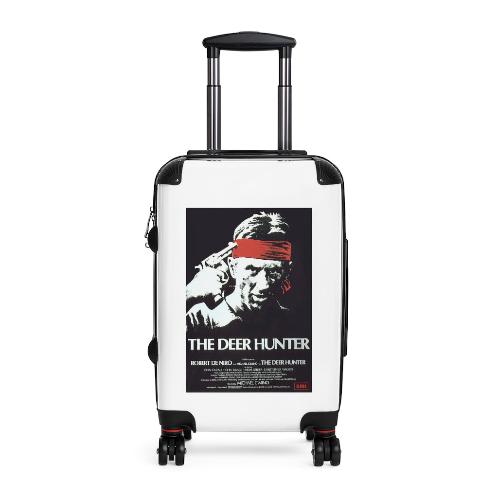 Geotrott The Deer Hunter Movie Poster Collection Cabin Suitcase Extended Storage Adjustable Telescopic Handle Double Wheeled Polycarbonate Hard-Shell Built-In Lock