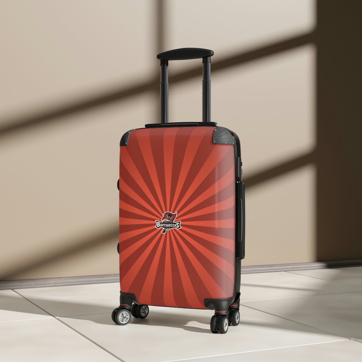 Geotrot Miami Dolphins National Football League Nfl Team Logo Cabin Suitcase Rolling Luggage Checking Bag