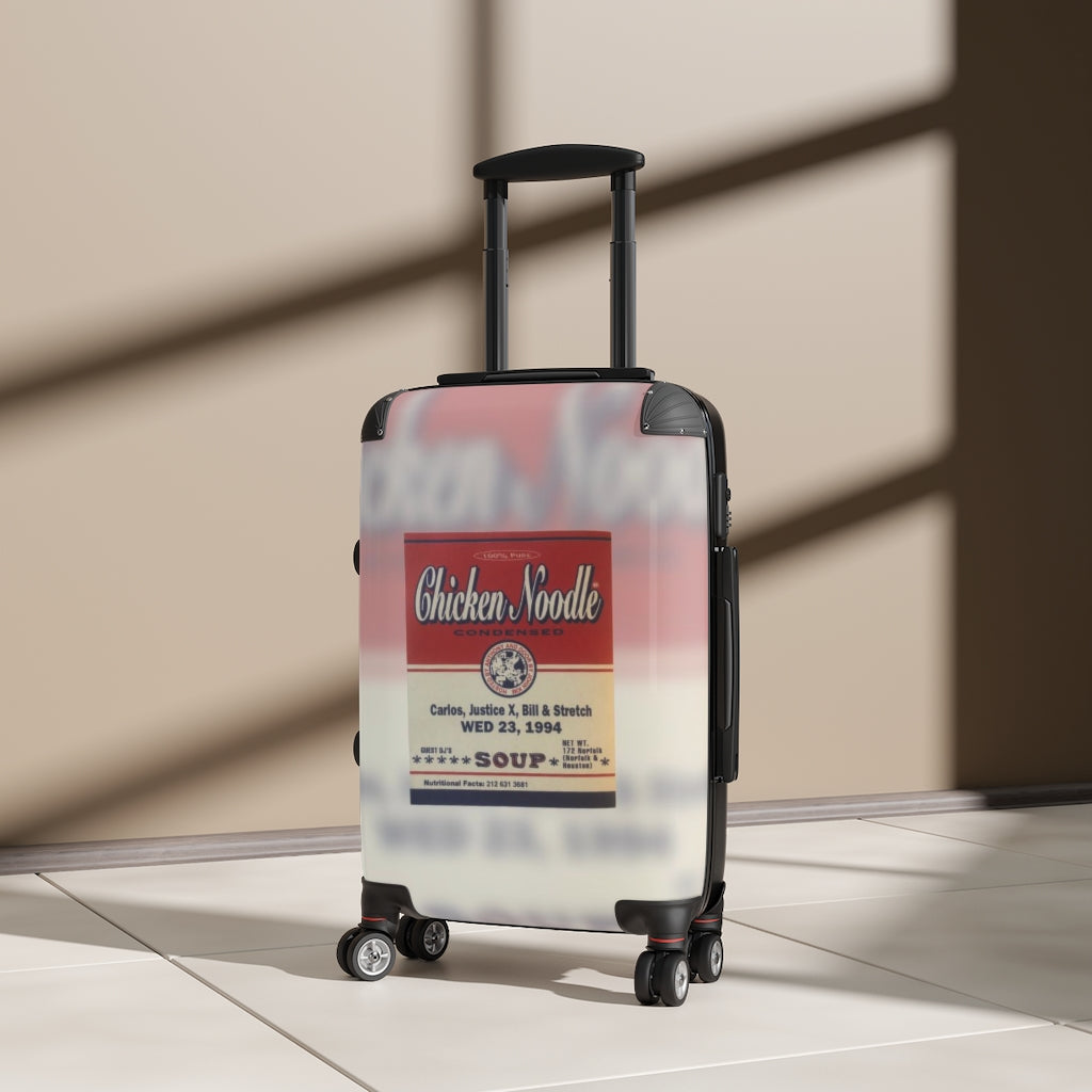 Getrott Northfolk Nightclub 1994 NYC Party Dj Carlos JusticeX Bill & Stretch Cabin Suitcase Extended Storage Adjustable Telescopic Handle Double wheeled Polycarbonate Hard-shell Built-in Lock-Bags-Geotrott
