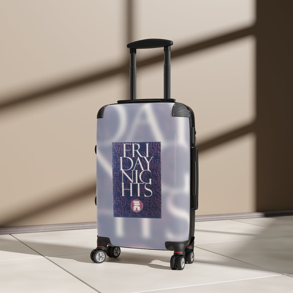 Getrott Friday Nights Party at Club Tunnel NYC Cabin Suitcase Extended Storage Adjustable Telescopic Handle Double wheeled Polycarbonate Hard-shell Built-in Lock-Bags-Geotrott