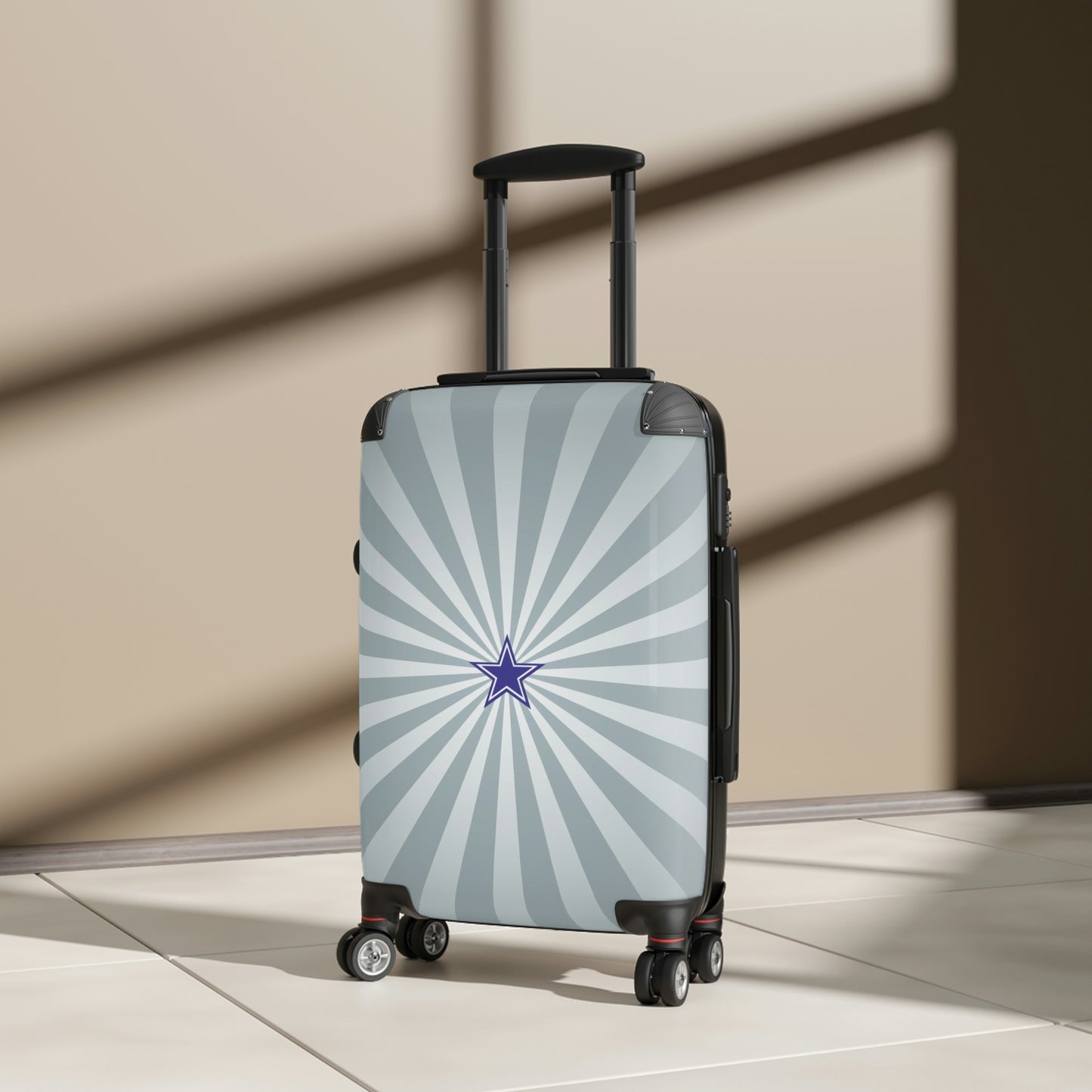 Geotrott Dallas Cowboys National Football League Nfl Team Logo Cabin Suitcase Rolling Luggage Checking Bag