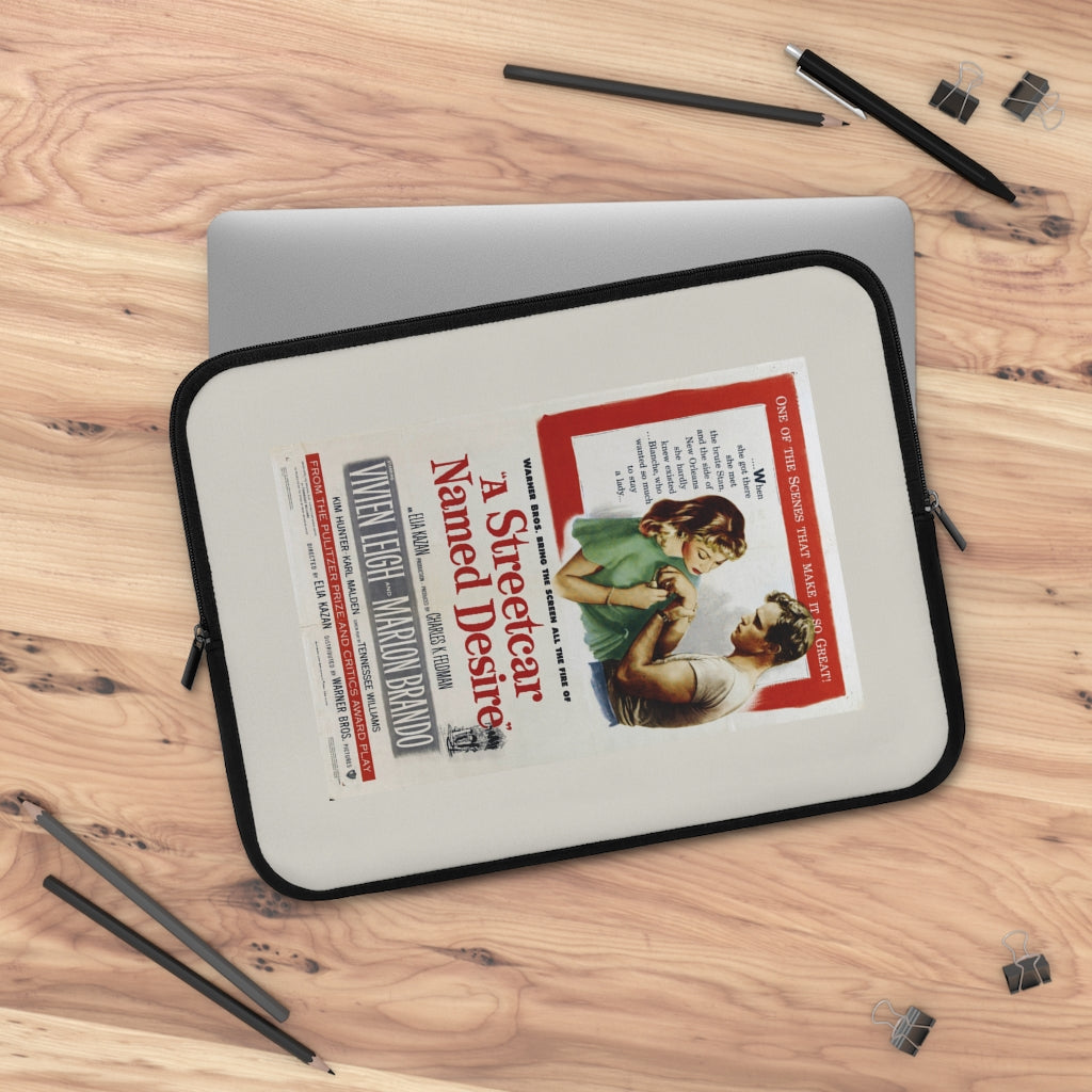 Geotrott A Street Named Desire Movie Poster Laptop Sleeve
