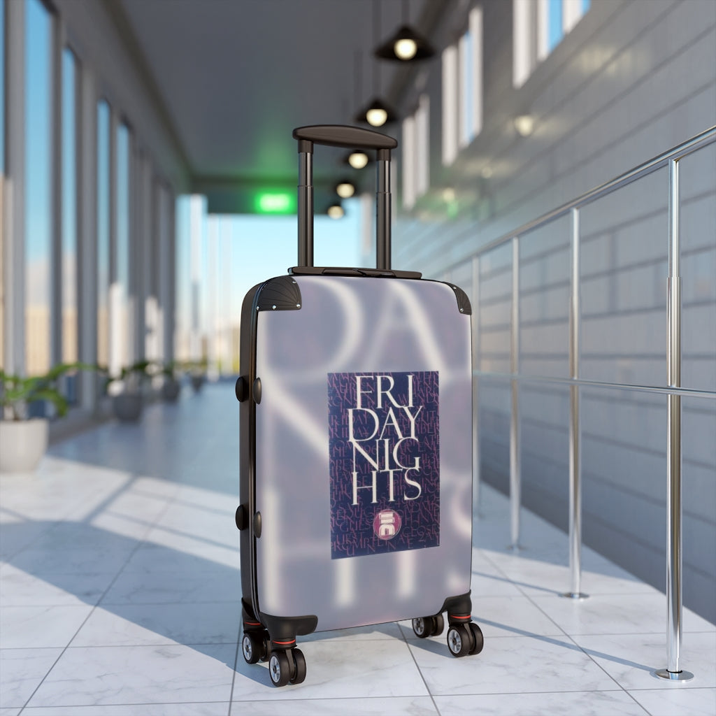 Getrott Friday Nights Party at Club Tunnel NYC Cabin Suitcase Extended Storage Adjustable Telescopic Handle Double wheeled Polycarbonate Hard-shell Built-in Lock-Bags-Geotrott