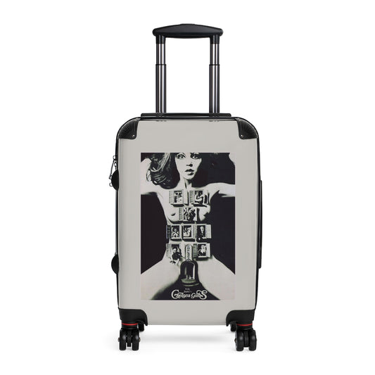 Geotrott Chelsea Girls Movie Poster Collection Cabin Suitcase Extended Storage Adjustable Telescopic Handle Double Wheeled Polycarbonate Hard-Shell Built-In Lock