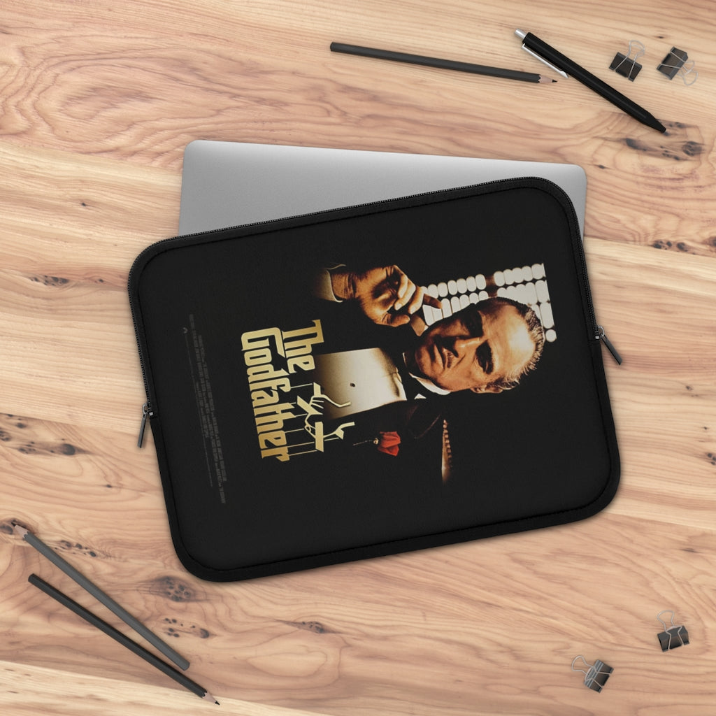 Geotrott The Godfather Movie Poster White Laptop Sleeve