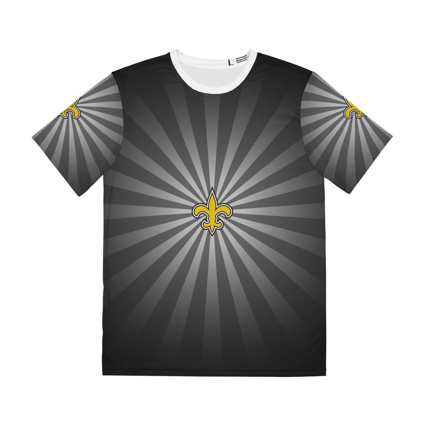 Geotrott NFL New Orleans Saints Men's Polyester All Over Print Tee T-Shirt-All Over Prints-Geotrott