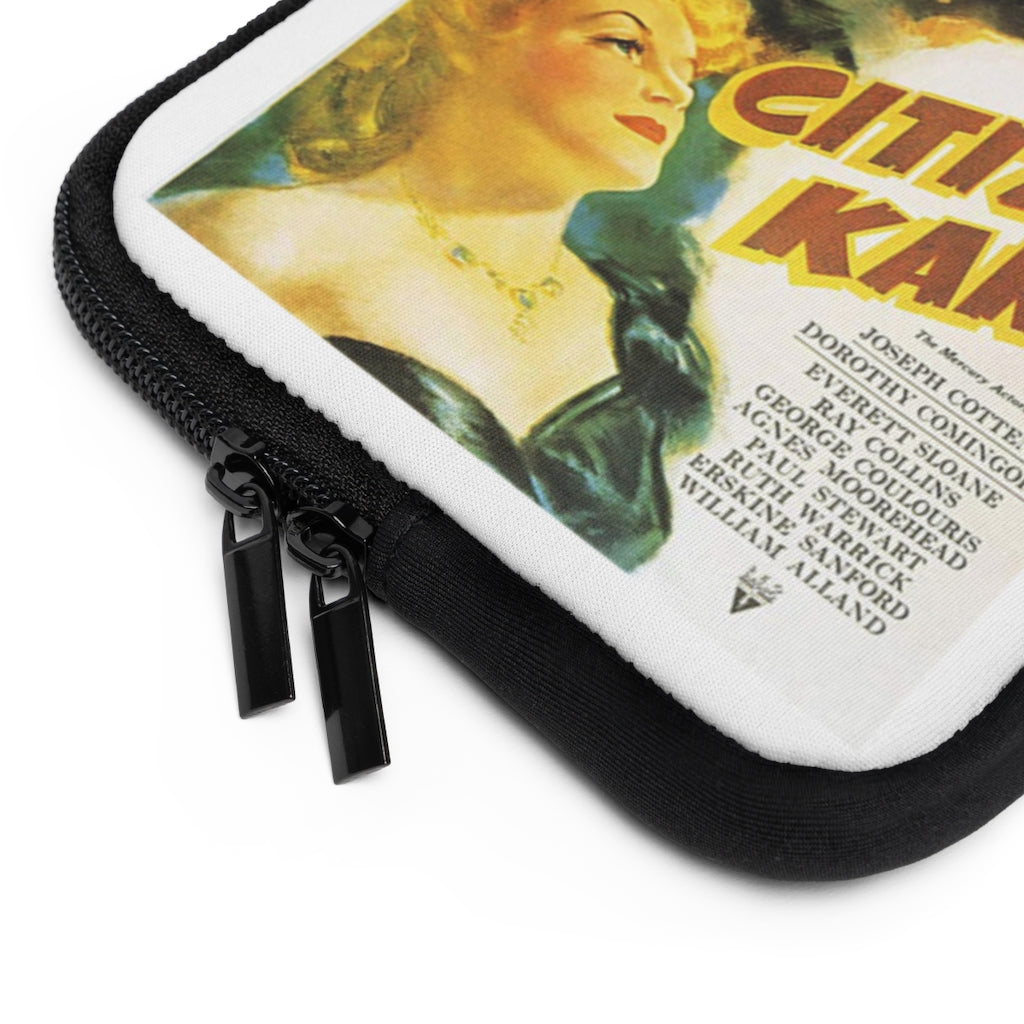 Geotrott Citizen Kane Movie Poster White Laptop Sleeve