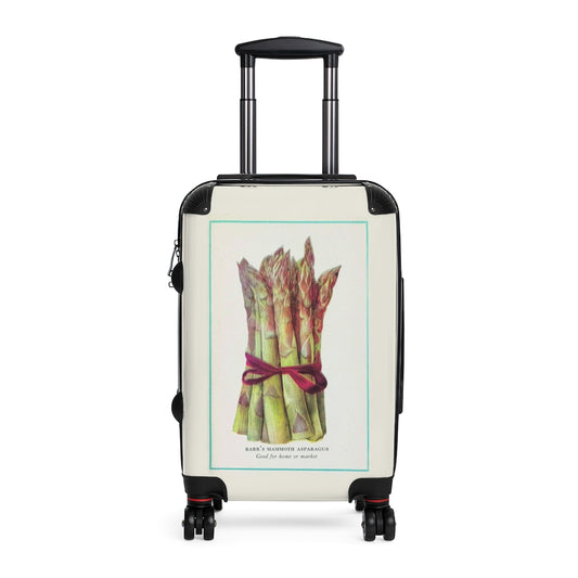 Geotrott Asparagus Barr Mammoth Farm Collection Cabin Suitcase Extended Storage Adjustable Telescopic Handle Double Wheeled Polycarbonate Hard-Shell Built-In Lock