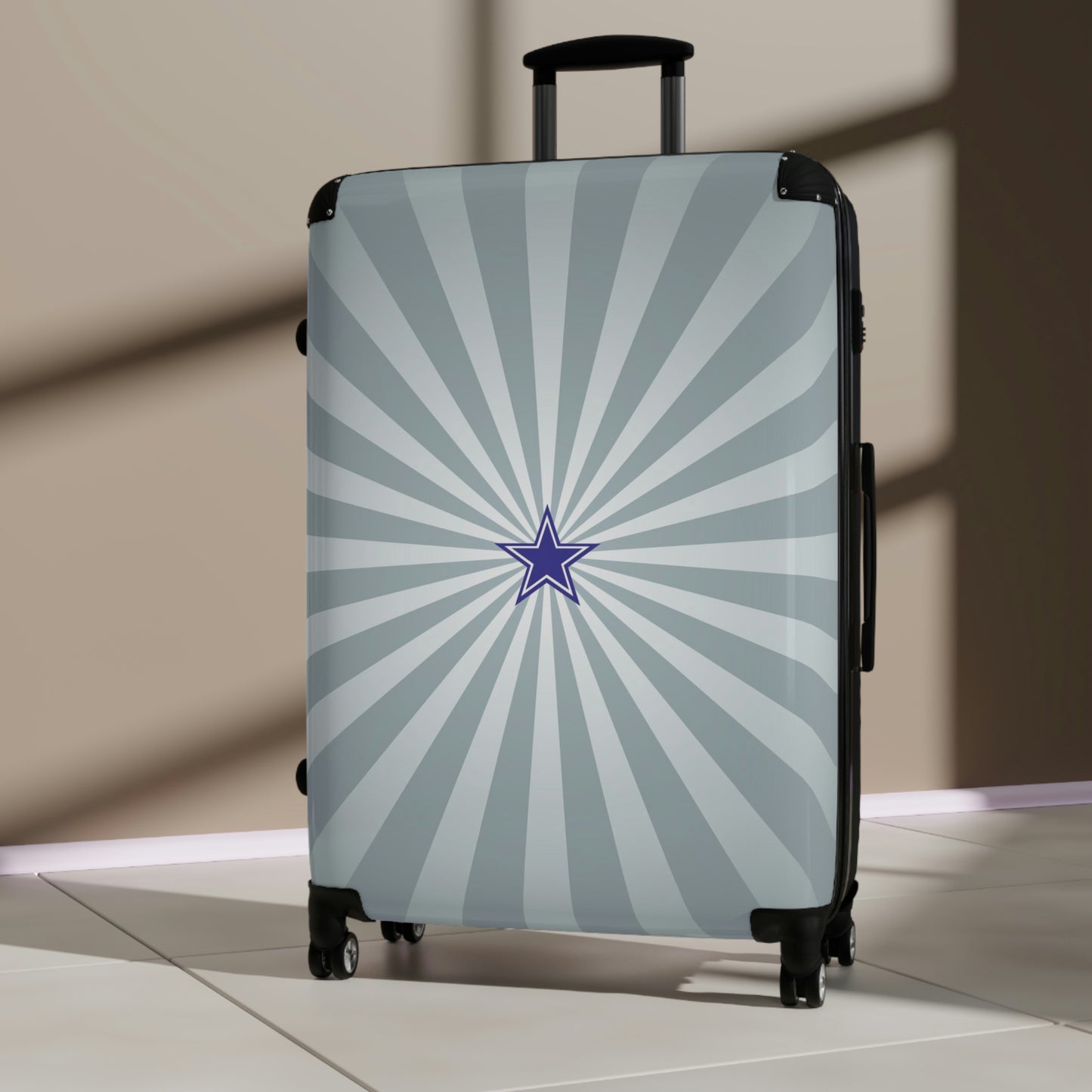 Geotrott Dallas Cowboys National Football League Nfl Team Logo Cabin Suitcase Rolling Luggage Checking Bag