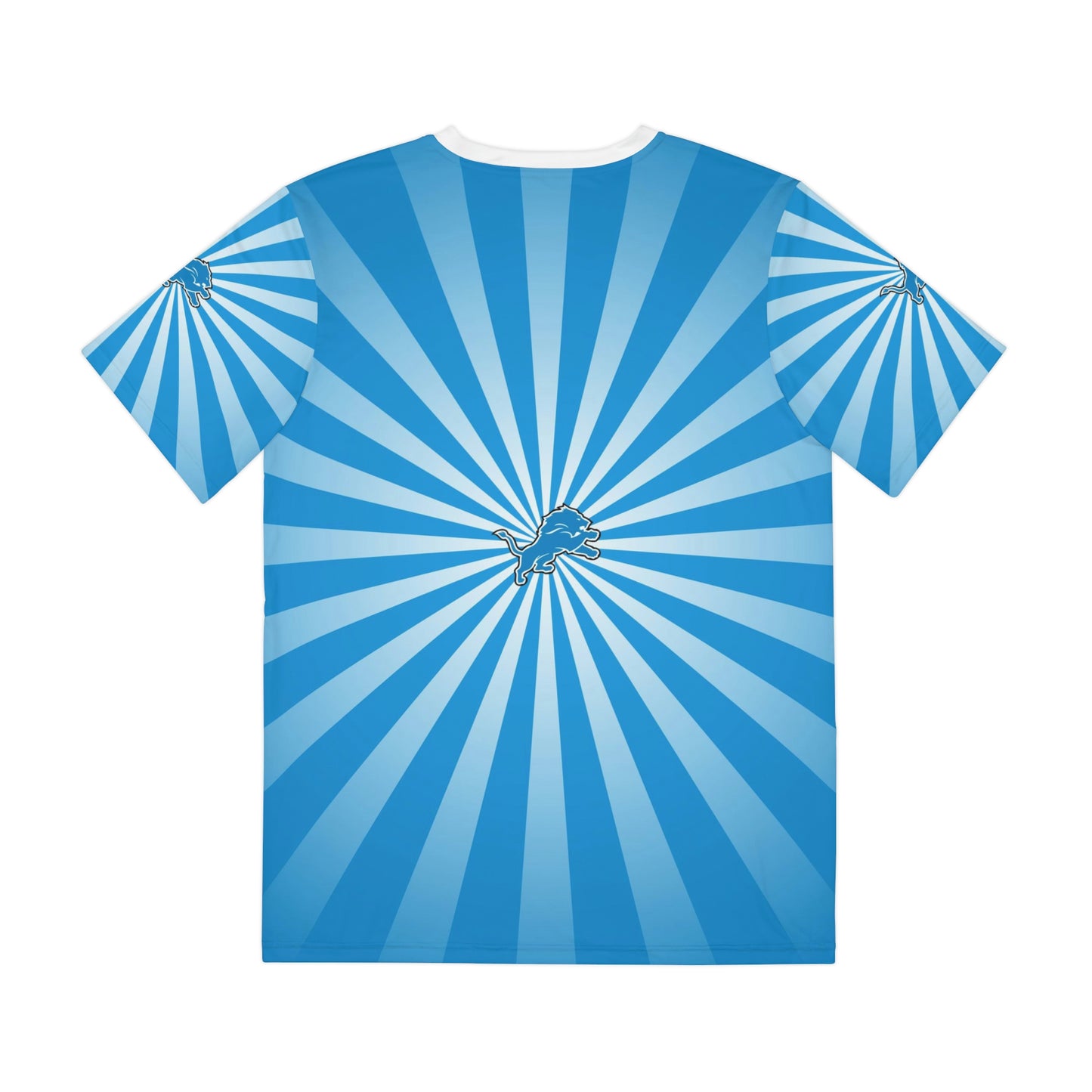 Geotrott NFL Detroit Lions Men's Polyester All Over Print Tee T-Shirt-All Over Prints-Geotrott