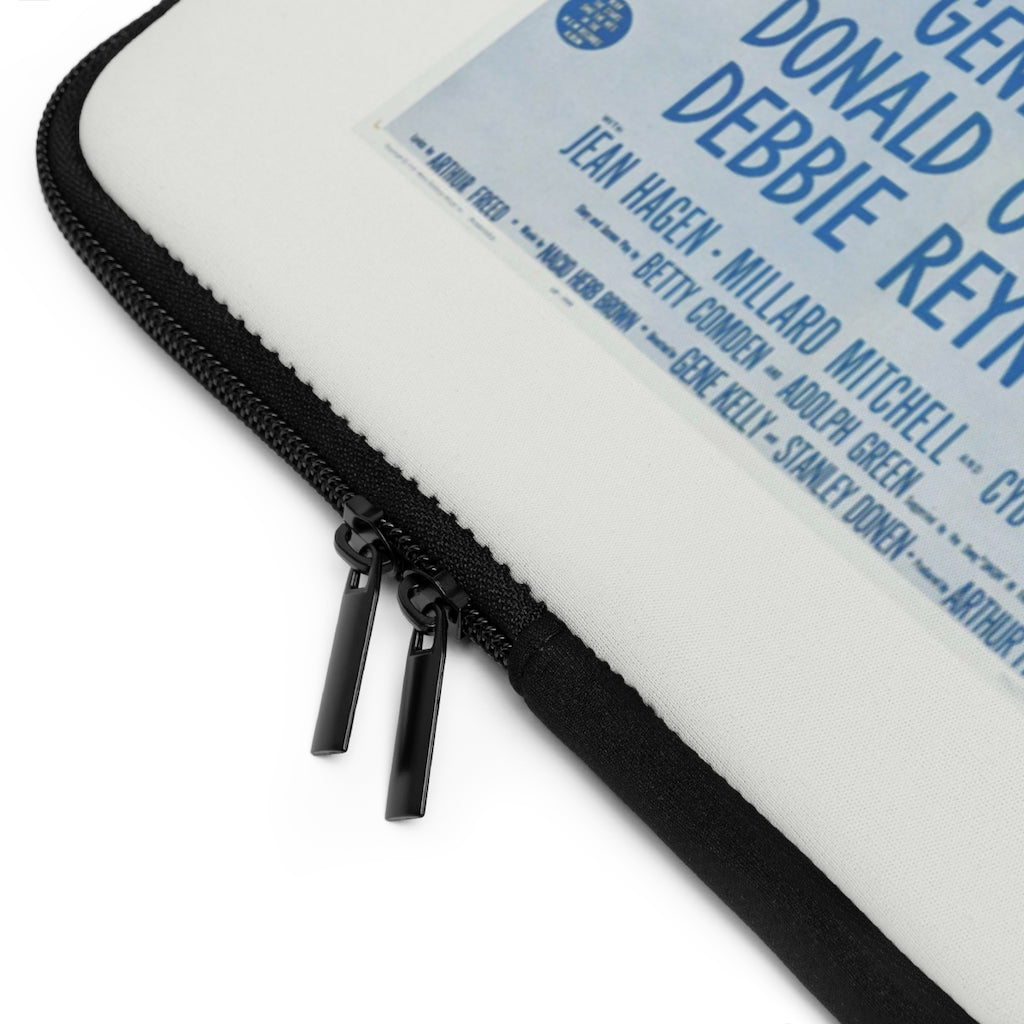 Geotrott Singin In The Rain Movie Poster White Laptop Sleeve