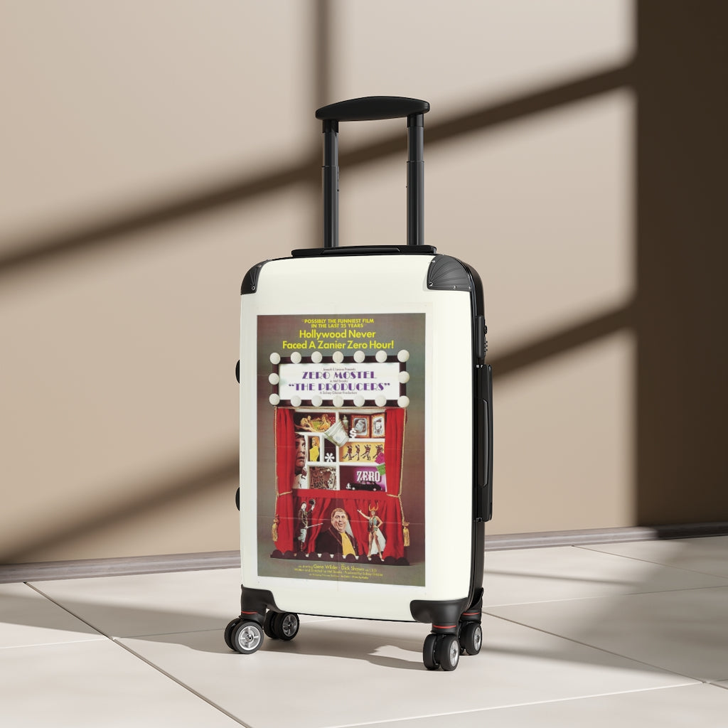 Geotrott The Producers Movie Poster Collection Cabin Suitcase Extended Storage Adjustable Telescopic Handle Double wheeled Polycarbonate Hard-shell Built-in Lock-Bags-Geotrott