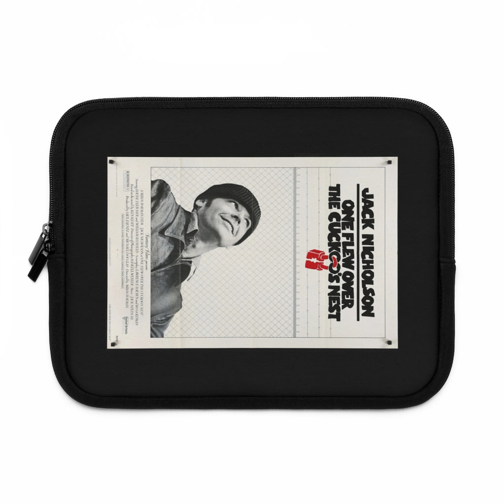 Geotrott One Flew Over The Cuckoos Nest Movie Poster Laptop Sleeve