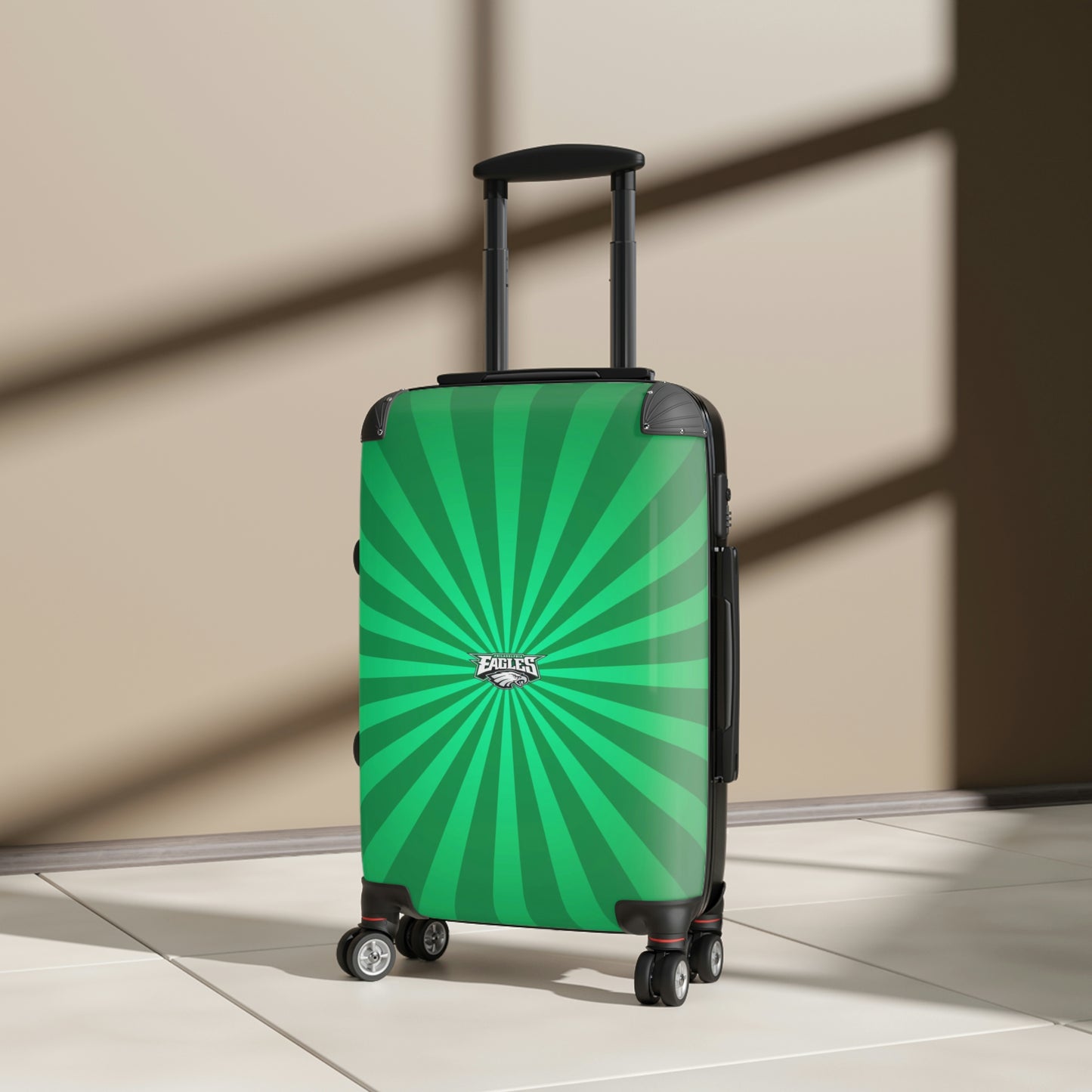 Geotrott Philadelphia Eagles2 National Football League Nfl Team Logo Cabin Suitcase Rolling Luggage Checking Bag
