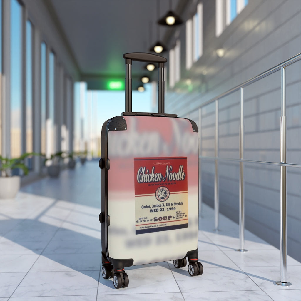 Getrott Northfolk Nightclub 1994 NYC Party Dj Carlos JusticeX Bill & Stretch Cabin Suitcase Extended Storage Adjustable Telescopic Handle Double wheeled Polycarbonate Hard-shell Built-in Lock-Bags-Geotrott