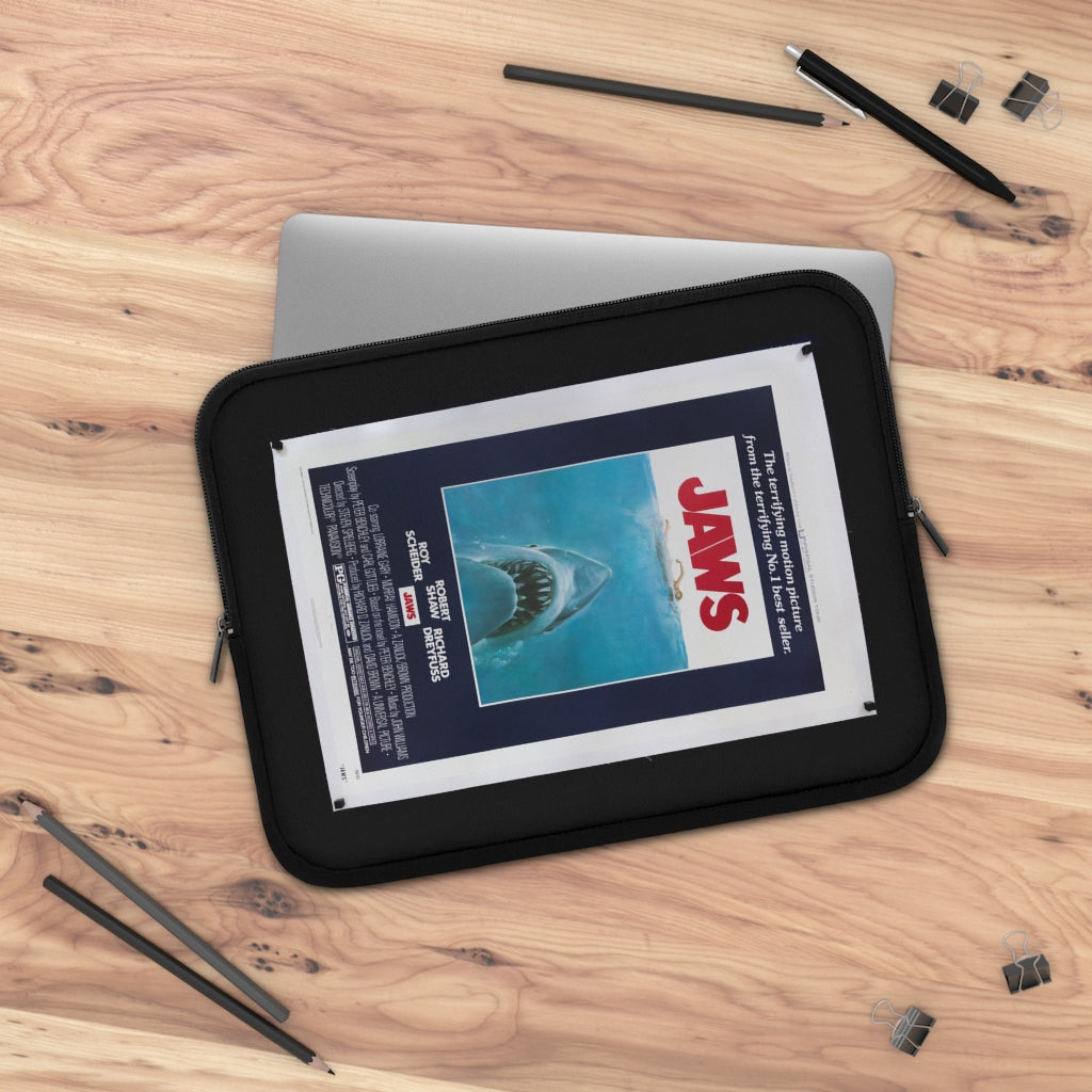 Geotrott Jaws Movie Poster Laptop Sleeve