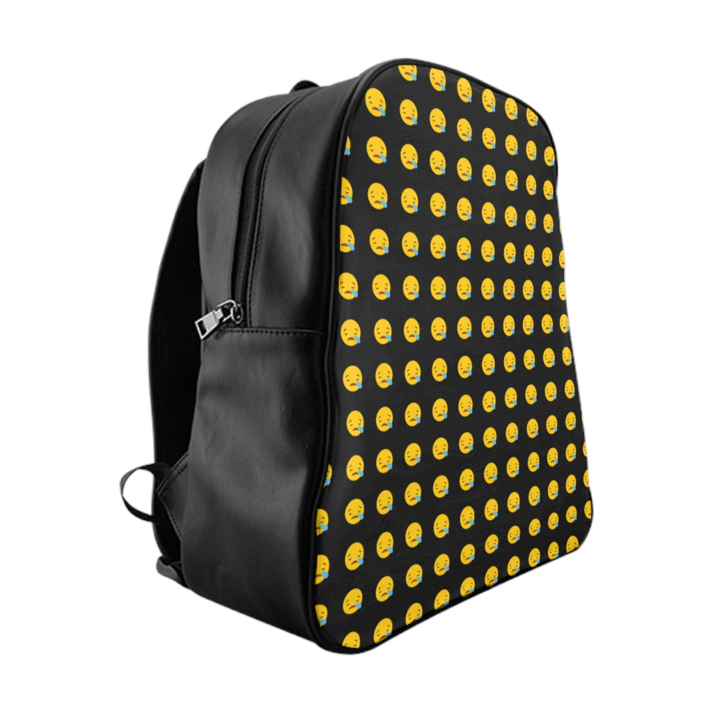 Geotrott Emojis Sleepy Face Padded Backpack Carry-On Travel Check Luggage 4-Wheel Spinner Suitcase Bag Multiple Colors And Sizes