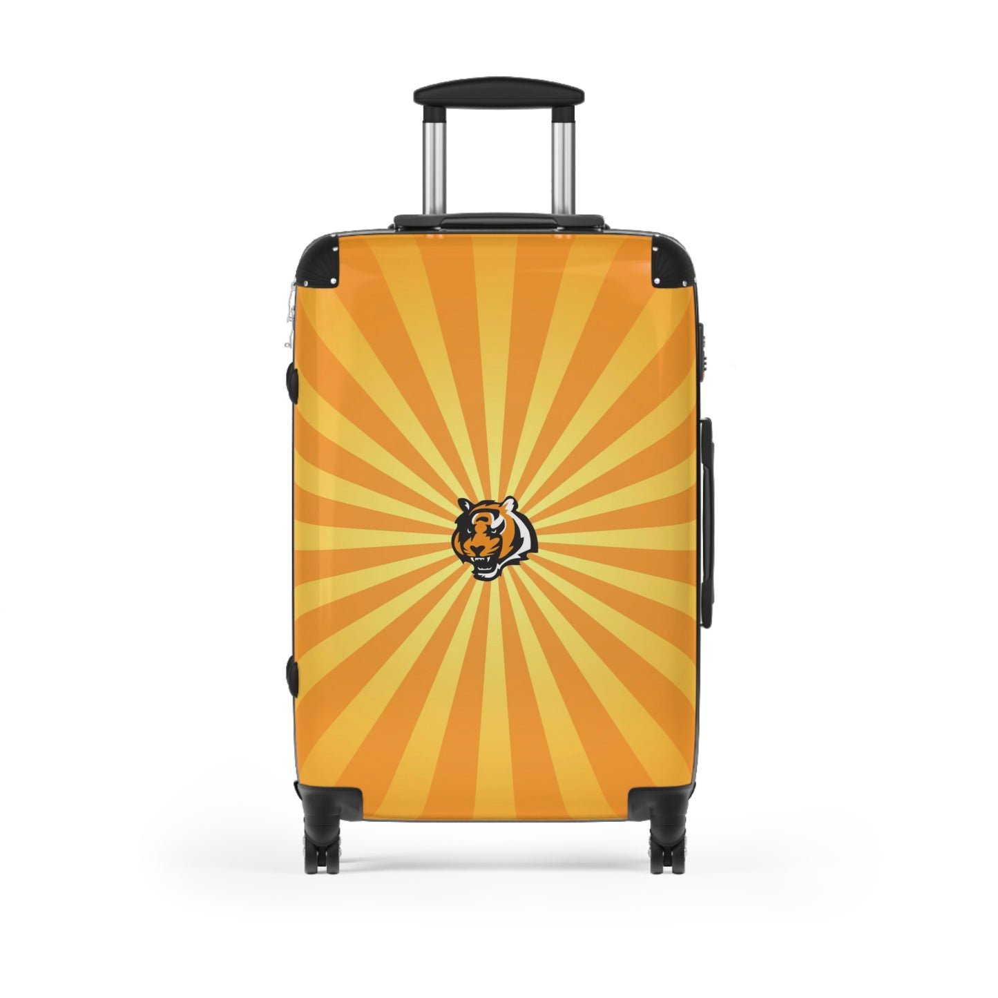 Geotrott Cincinnati Bengals National Football League Nfl Team Logo Cabin Suitcase Rolling Luggage Checking Bag