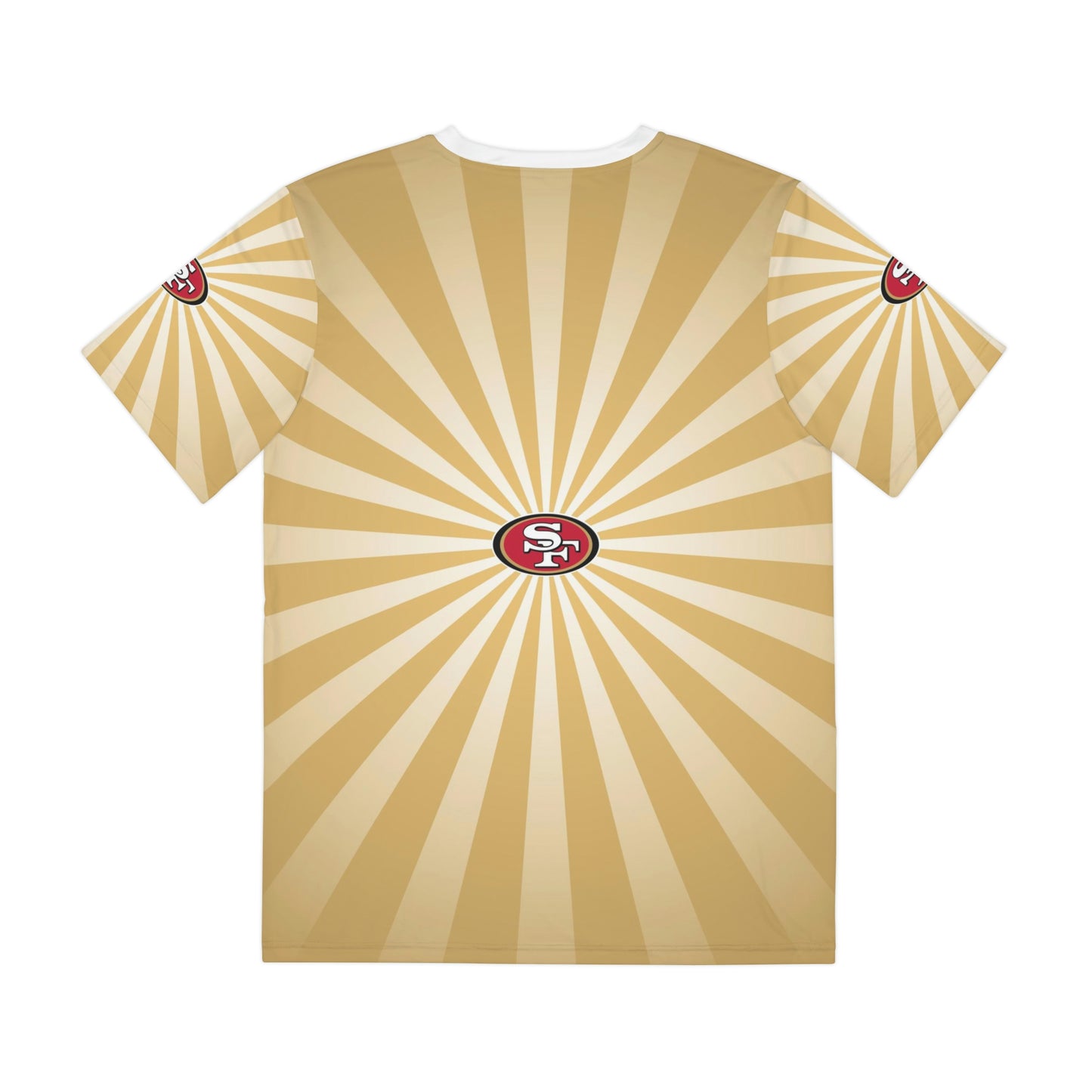 Geotrott Nfl San Francisco Men'S Polyester All Over Print Tee T-Shirt