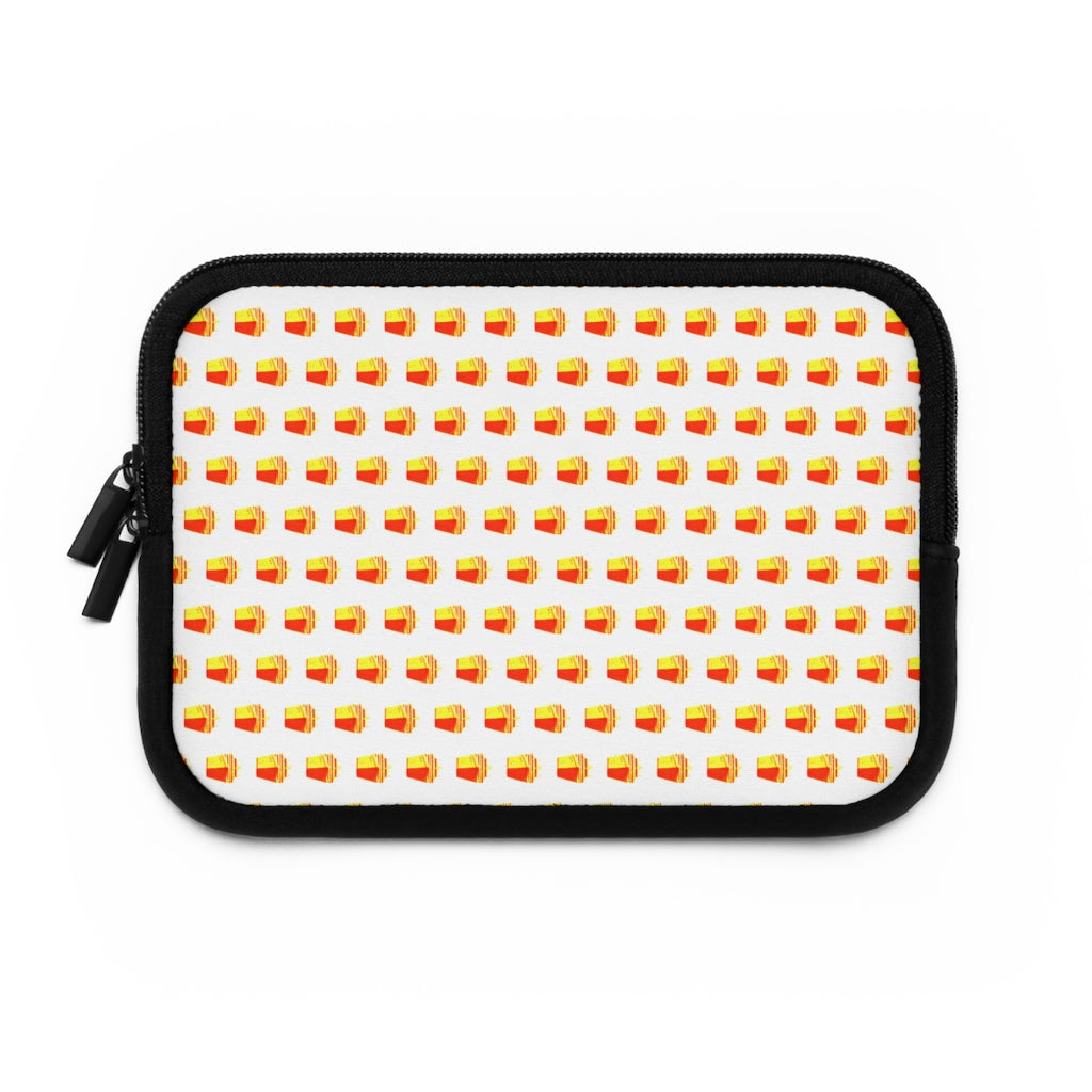 Geotrott Orange Cruise Ships Pattern White Laptop Sleeve