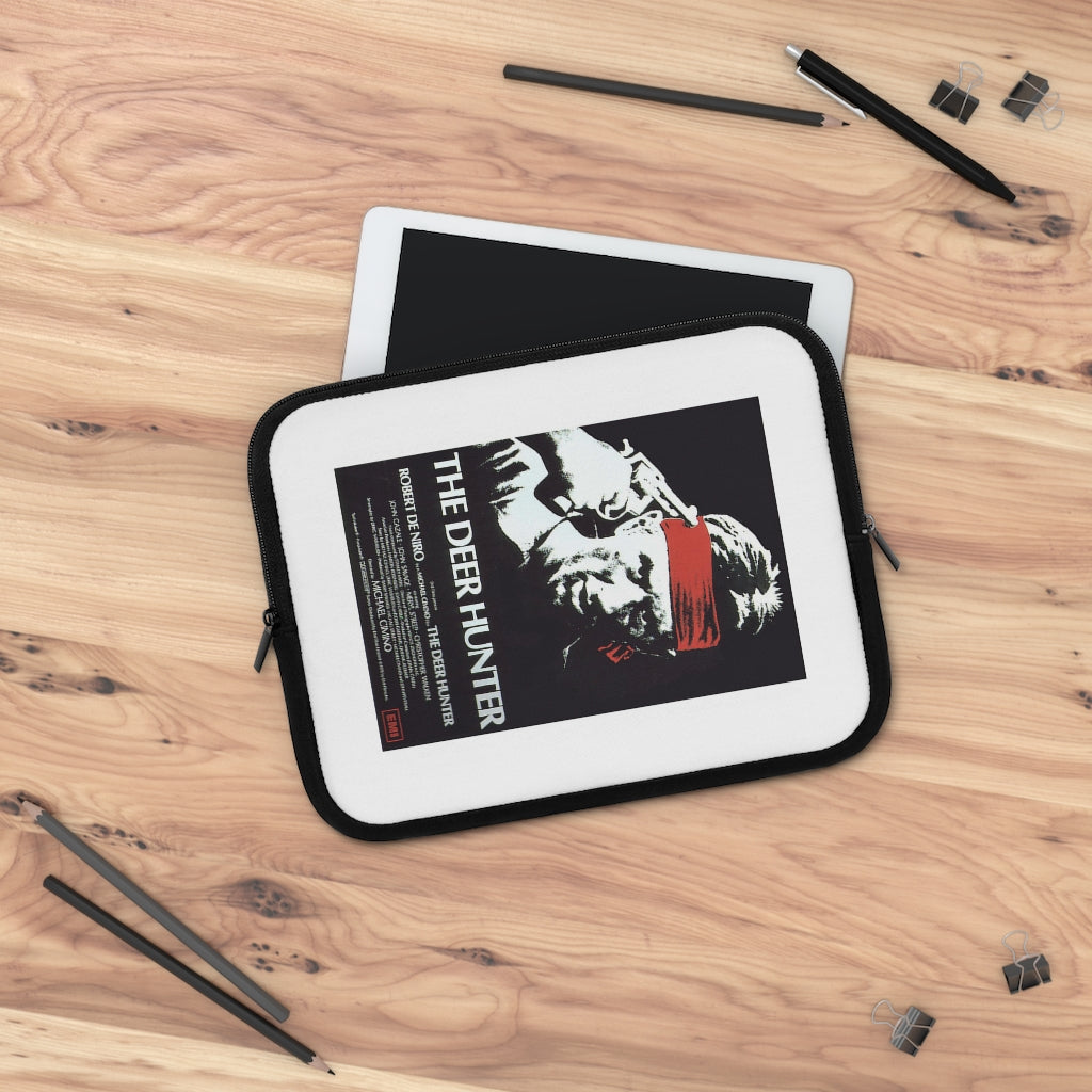 Geotrott The Deer Hunter Movie Poster Red Laptop Sleeve
