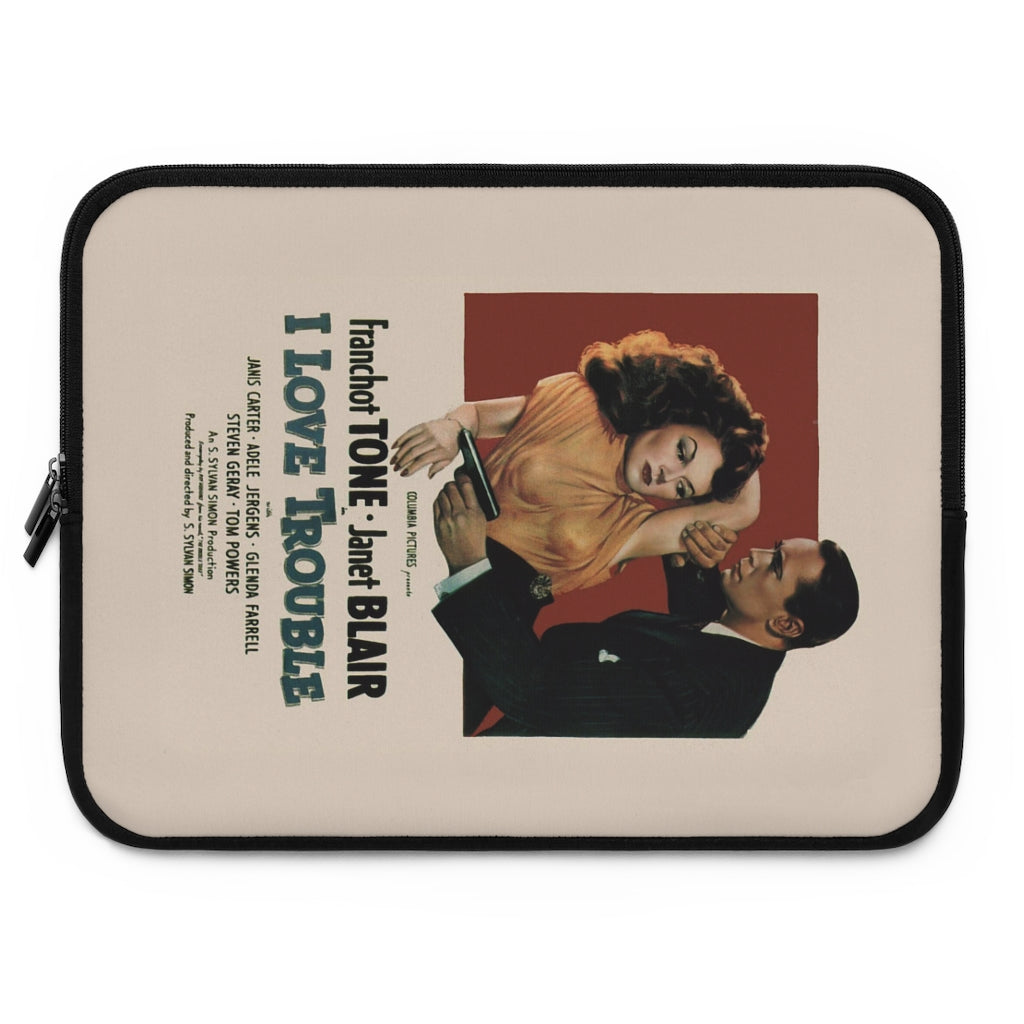 Geotrott I Love Trouble Movie Poster Laptop Sleeve